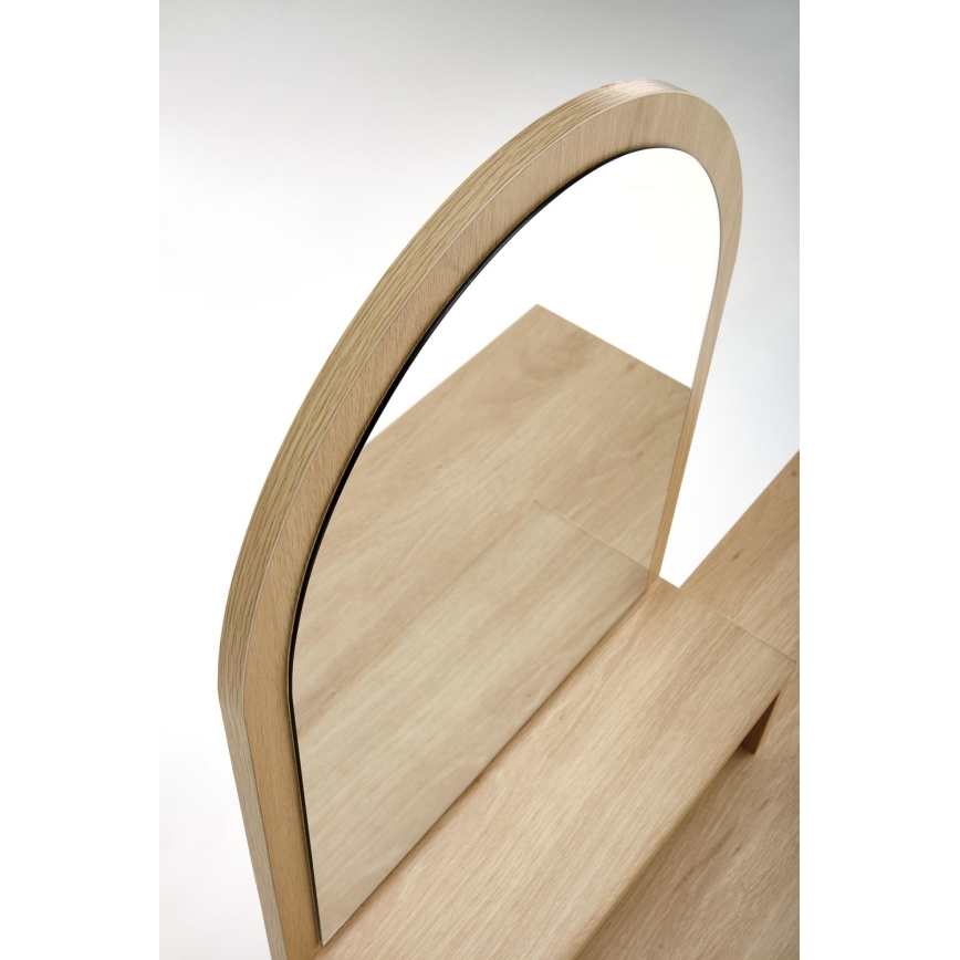 Туалетный столик CARMEN 136x104 см бежевый/черный