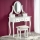 Туалетный столик SARA 80x130 см + табурет 45x37 см белый
