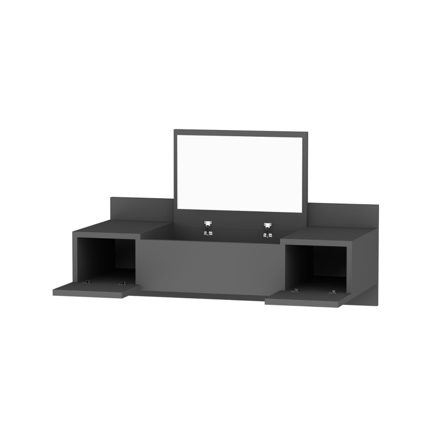 Туалетный столик ZAKKUM 33x100 см антрацит