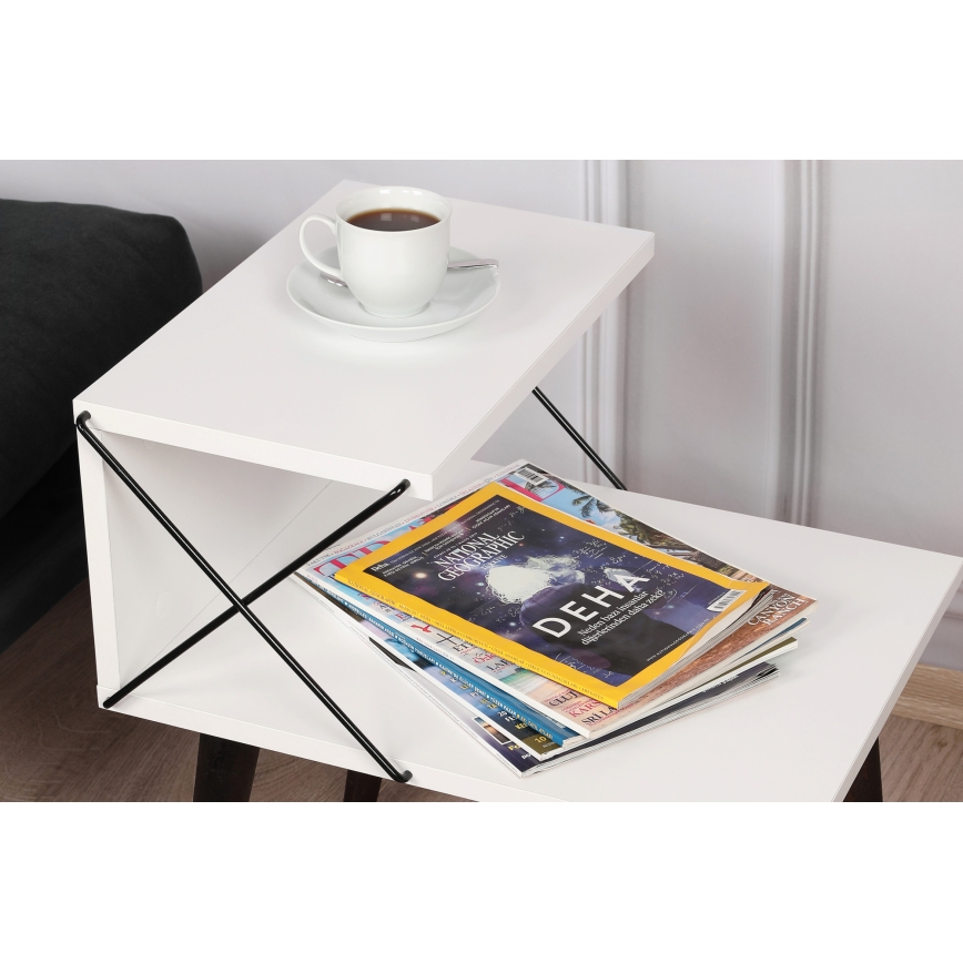Тумба CROSS 55x50 см білий