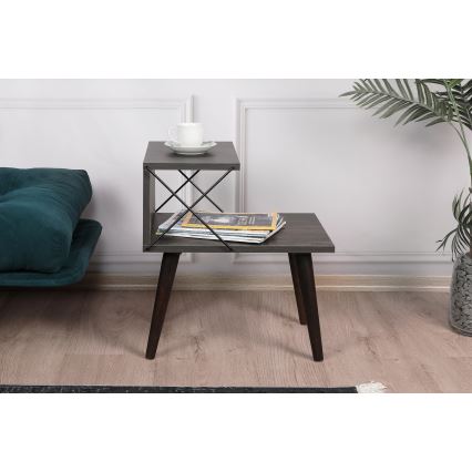 Тумба CROSS 55x50 см коричневий