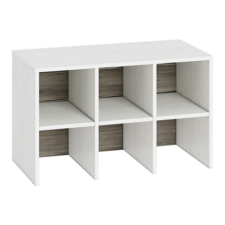 Тумба для обуви SARPA 50x80 см белый/коричневый