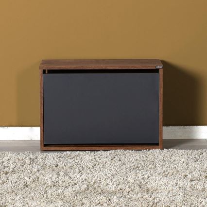 Тумба для взуття 42x60 см коричневий/антрацит