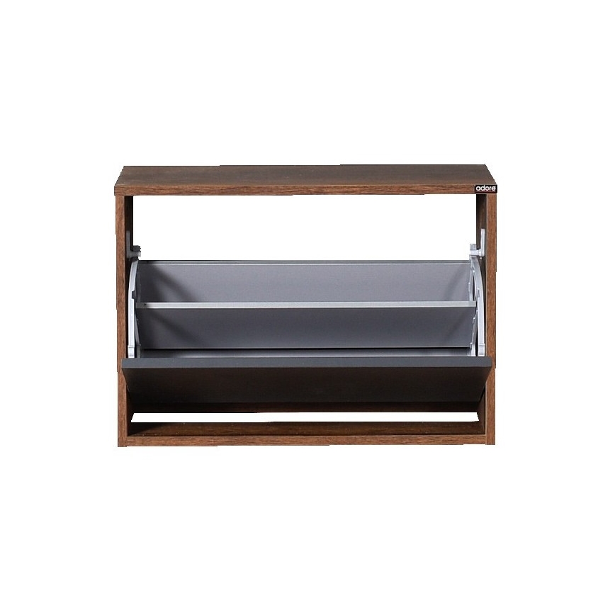 Тумба для взуття 42x60 см коричневий/антрацит