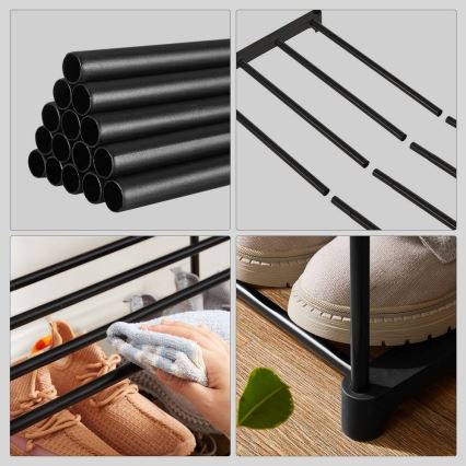 Тумба для взуття ALVORO чорна