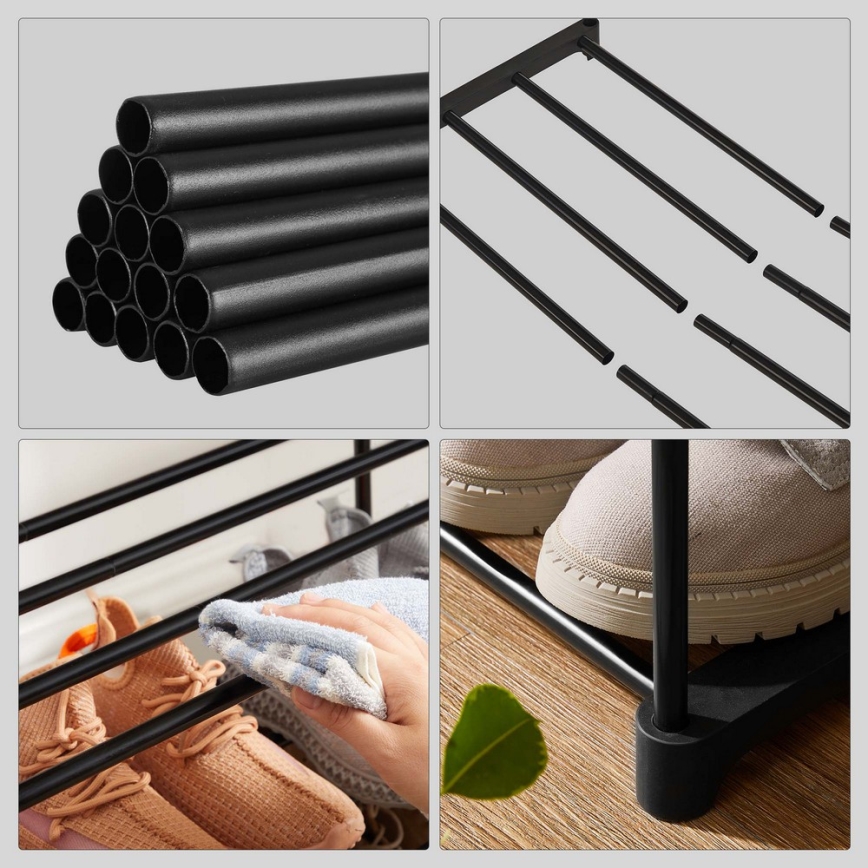 Тумба для взуття ALVORO чорна