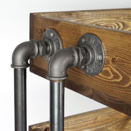 Тумба для взуття BORU 50x90 см чорний/ялина