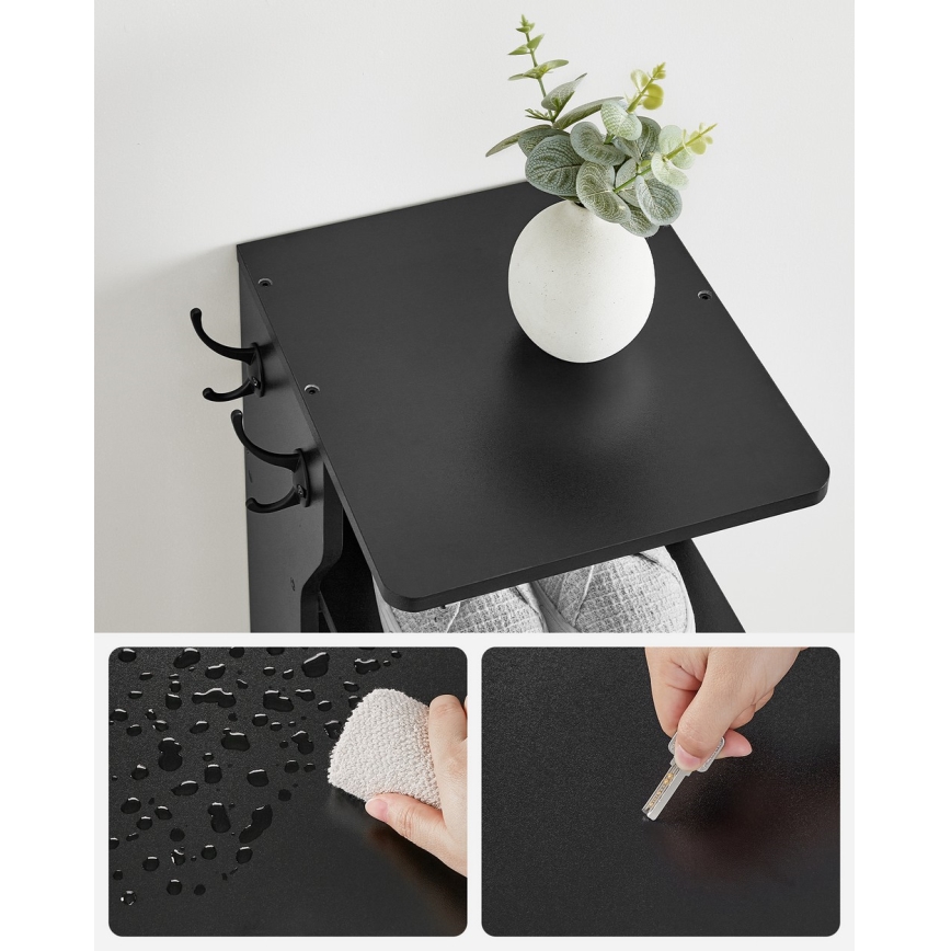 Тумба для взуття BOTARO чорна