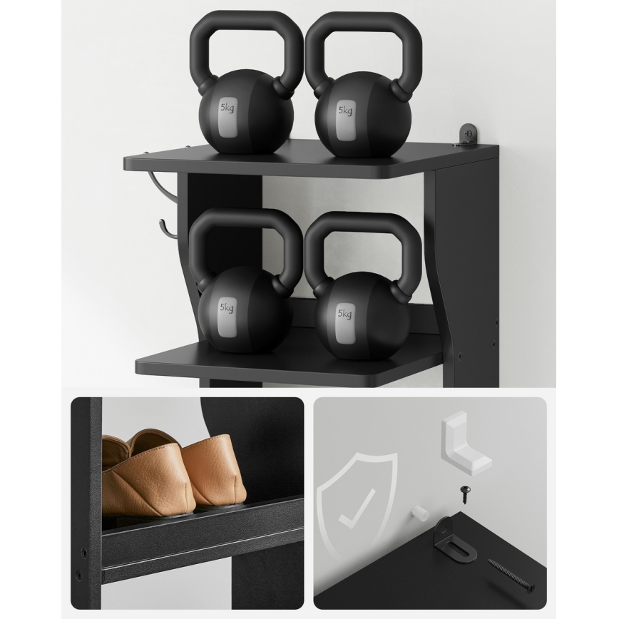 Тумба для взуття BOTARO чорна