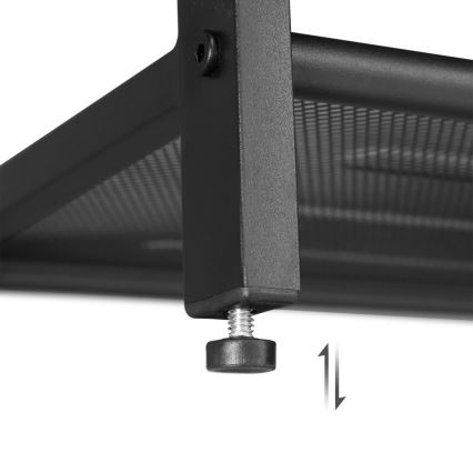 Тумба для взуття DAVOR коричнева/чорна