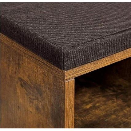 Тумба для взуття DAVOR, коричнева