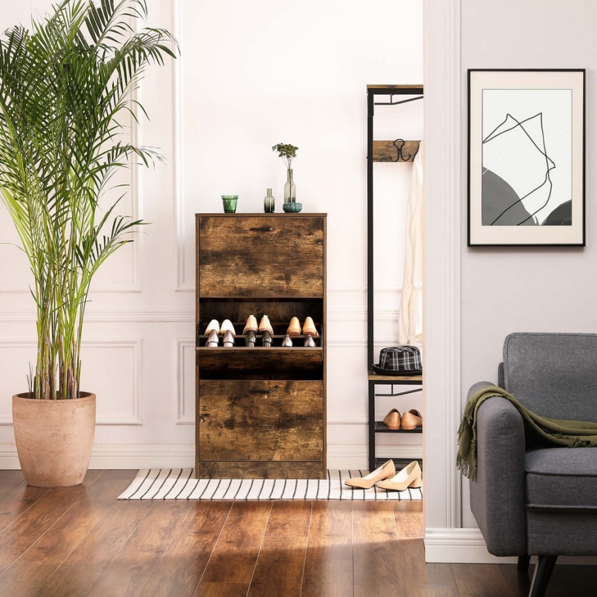 Тумба для взуття FIRA коричнева