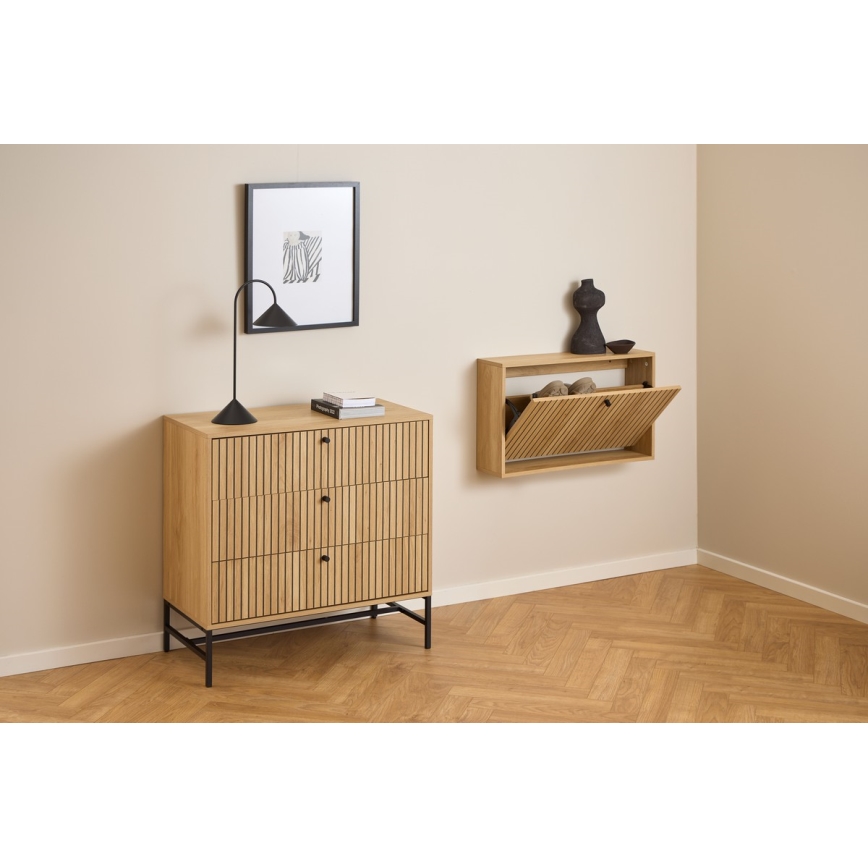Тумба для взуття OLIVIA 72x43x17 см дуб