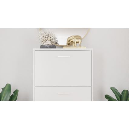 Тумба для взуття PIGO 60x109x25 см біла