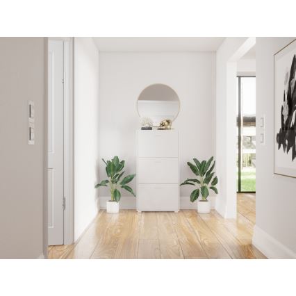 Тумба для взуття PIGO біла