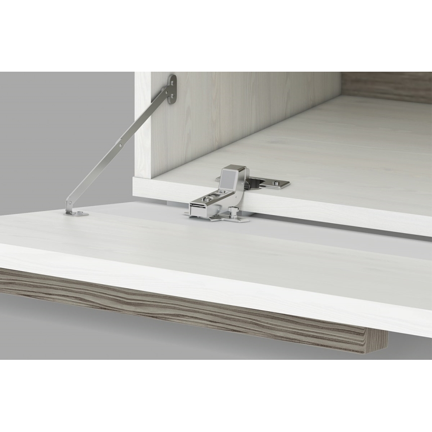 Тумба для взуття SARPA 50x80 см білий/коричневий