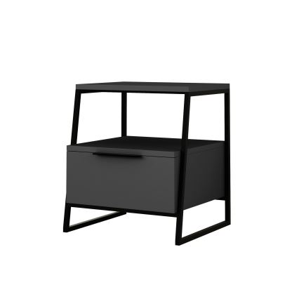 Тумба PAL 50x45 см чорний/антрацит