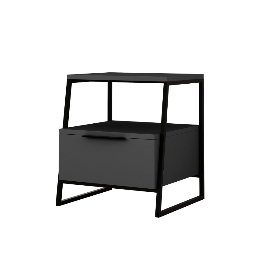 Тумба PAL 50x45 см чорний/антрацит