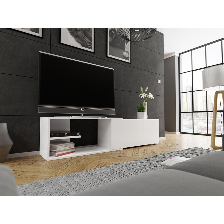Тумба під телевізор CLIF 40x180 см білий
