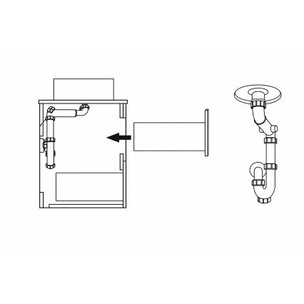 Тумба під умивальник TRONDHEIM 60 см, горіх