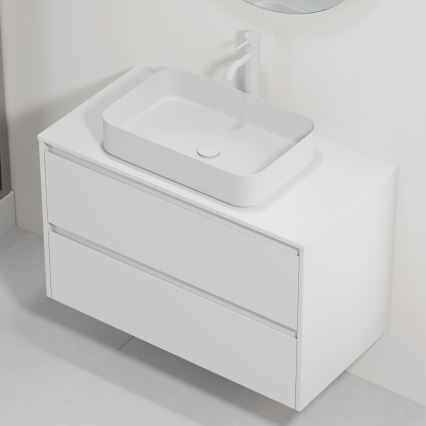 Тумба под раковину TRONDHEIM/LJORDAL 90x57x46 см белая