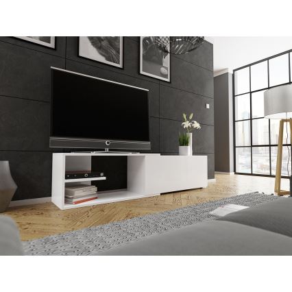 Тумба под телевизор CLIF 40x180 см белый