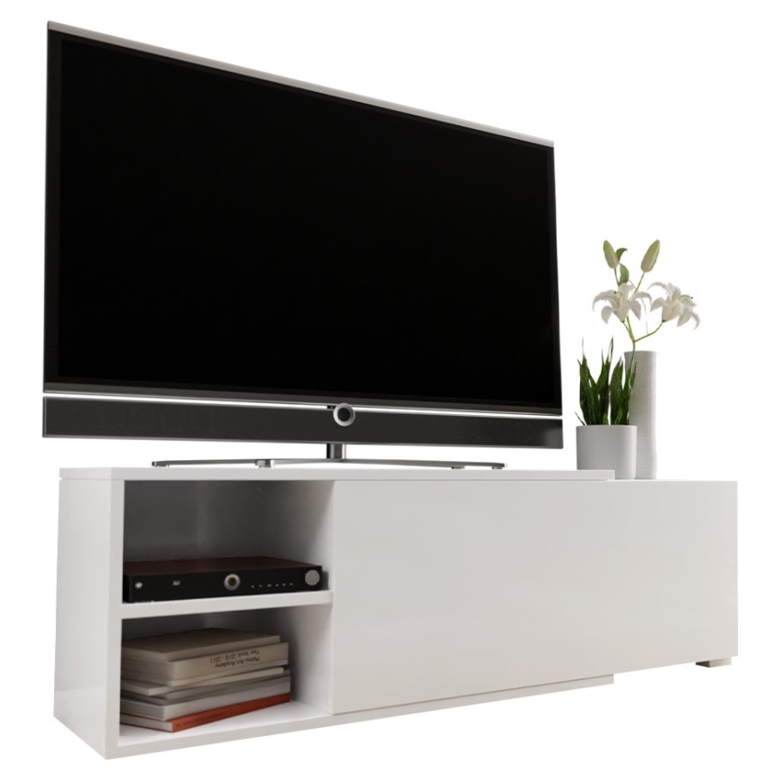 Тумба под телевизор CLIF 40x180 см белый