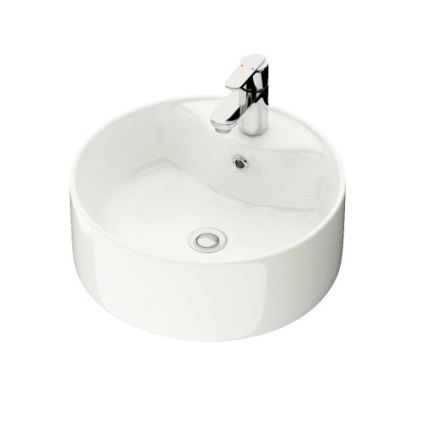 Тумба з умивальником TRONDHEIM/VIKEDAL 90x57x46 см антрацит/білий