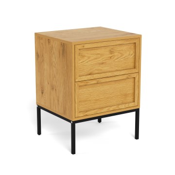 Тумбочка ALIN 46x40 см світло-коричнева