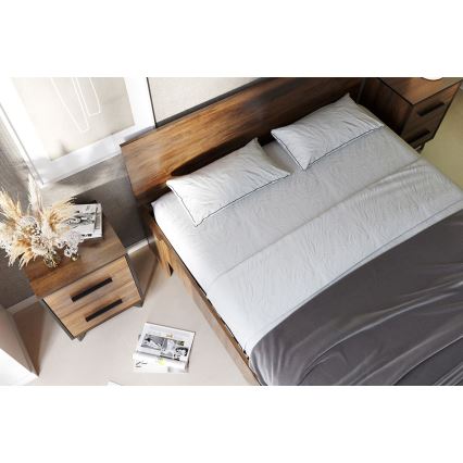 Прикроватная тумбочка TERRA 68x47,5 см, орех ширин