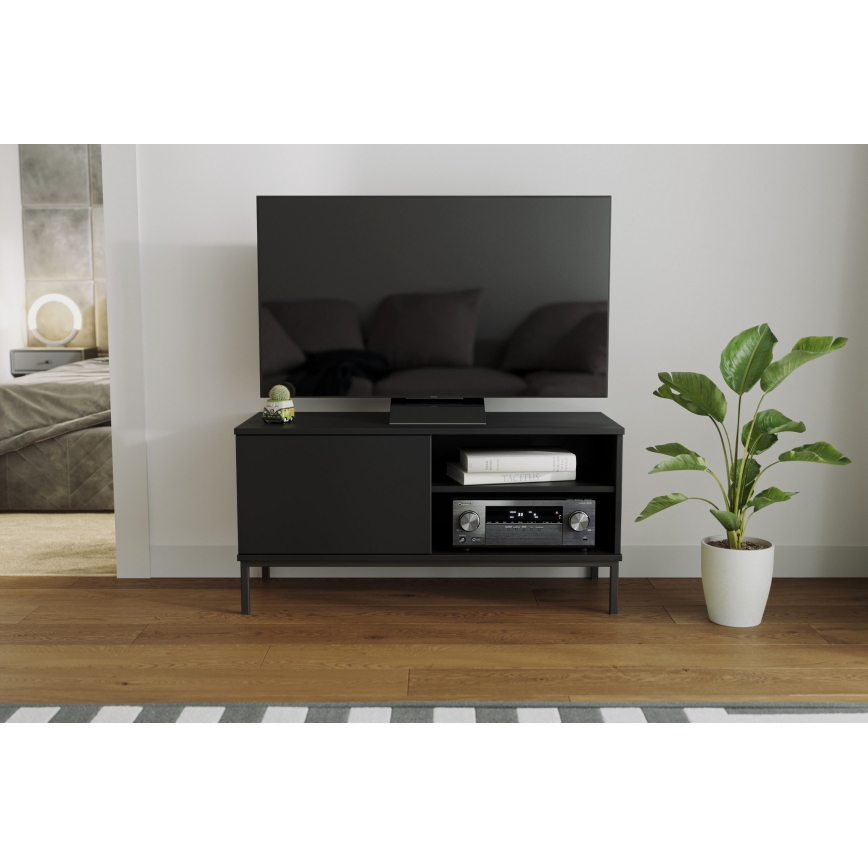 TV столик ERISTI 50x100,8 см чорний