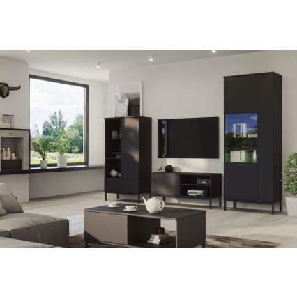 TV столик ERISTI 50x100,8 см чорний
