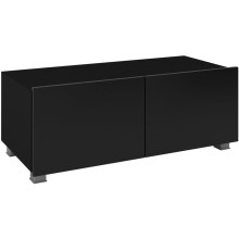 TV столик PAVO 37x100 см глянцевий чорний/матовий чорний