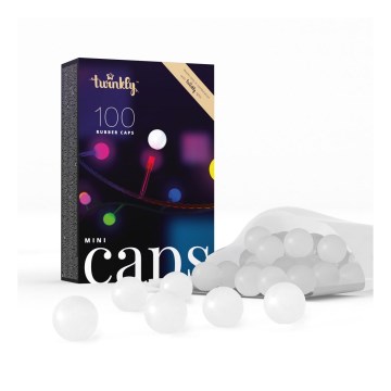 Twinkly - Декоративні силіконові наконечники MINI CAPS 100 шт.