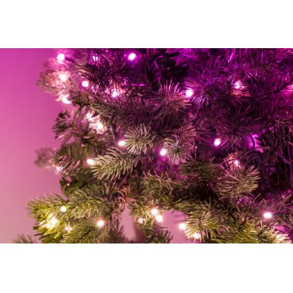 Twinkly - LED RGB Різдвяний вінок з регулюванням яскравості 50xLED діаметр 60 см Wi-Fi