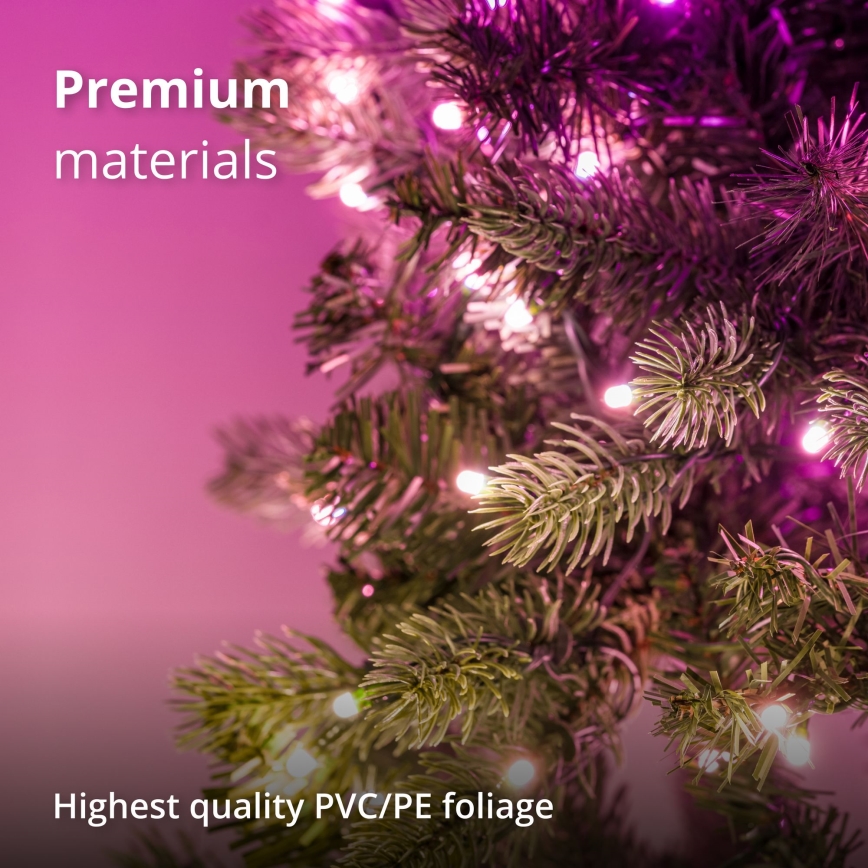 Twinkly - Светодиодный RGB регулируемый рождественский венок 50xLED, диаметр 60 см, Wi-Fi