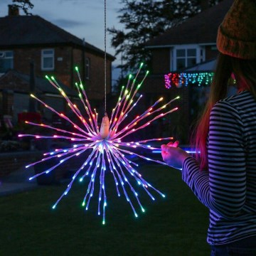 Twinkly - LED RGB Вуличні різдвяні зірки з регулюванням яскравості SPRITZER 200xLED IP44 Wi-Fi
