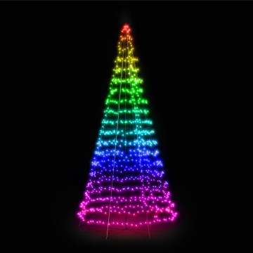 Twinkly - LED RGBW Диммируемая уличная новогодняя елка LIGHT TREE 1000xLED 6 м IP44 Wi-Fi