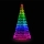 Twinkly - LED RGBW регульована за яскравістю зовнішня різдвяна ялинка LIGHT TREE 1000xLED 6 м IP44 Wi-Fi