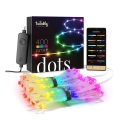 Twinkly - RGB світлодіодна вулична стрічка з димером DOTS 400 світлодіодів 20 м IP44 Wi-Fi