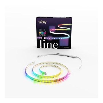 Twinkly - Светодиодная удлинительная RGB-лента с регулированием яркости LINE 100xLED 1,5 м Wi-Fi
