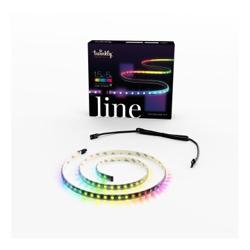 Twinkly - Светодиодная удлинительная RGB-лента с регулированием яркости LINE 100xLED 1,5 м Wi-Fi