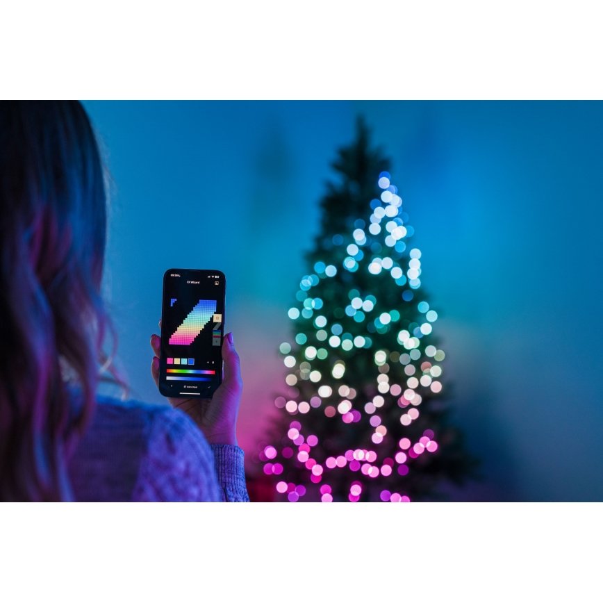 Twinkly - Рождественская елка LED RGBW с регулировкой яркости TREE, 435 светодиодов, 2,1 m, Wi-Fi