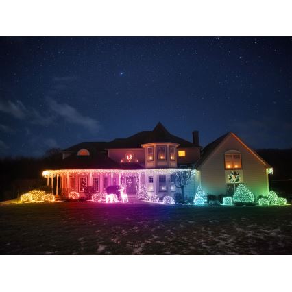 Twinkly - Светодиодный уличный рождественский RGBW-олень с регулированием яркости REINGEERS 160xLED IP44 Wi-Fi