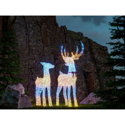 Twinkly - диммируемый уличный рождественский олень LED RGBW REINGEERS 200 светодиодов IP44 Wi‑Fi