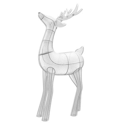 Twinkly - LED RGBW Вуличний різдвяний північний олень з регулюванням яскравості REINGEERS 240xLED IP44 Wi-Fi