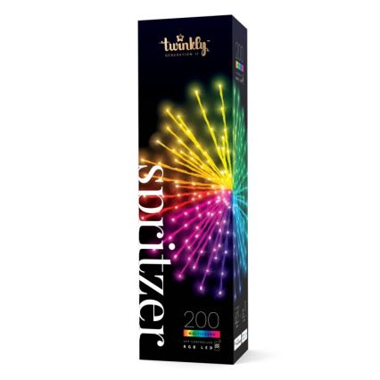 Twinkly - LED RGB Вуличні різдвяні зірки з регулюванням яскравості SPRITZER 200xLED IP44 Wi-Fi