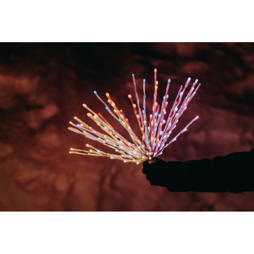 Twinkly - Светодиодная уличная RGB-пуансеттия с регулированием яркости SPRITZER 200xLED IP44 Wi-Fi
