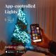 Twinkly - Светодиодная уличная рождественская RGB-гирлянда с регулированием яркости CLUSTER 400xLED 9,5 м IP44 Wi-Fi