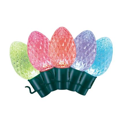 Twinkly - LED RGB Вулична різдвяна гірлянда  з регулюванням яскравості FACETED 80xLED 26,5 м IP44 Wi-Fi